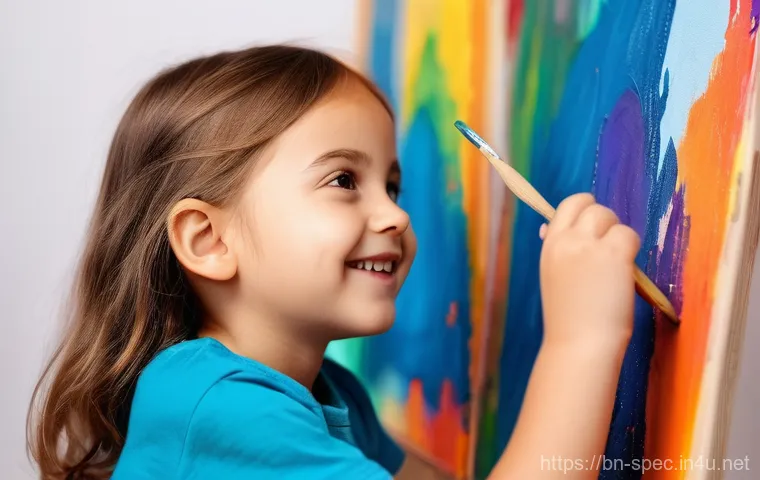 특수교육과 장애인 인권 - **Prompt:** A close-up, warm-toned, natural light portrait of a young child (around 7-9 years old) w...